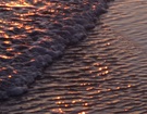 Eine Welle in Rot