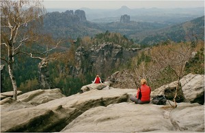 Meditation am Carolafelsen