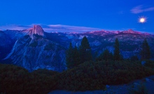 Moon over Yosemite