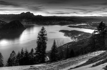 Sonnenuntergang über dem Vierwaldstättersee